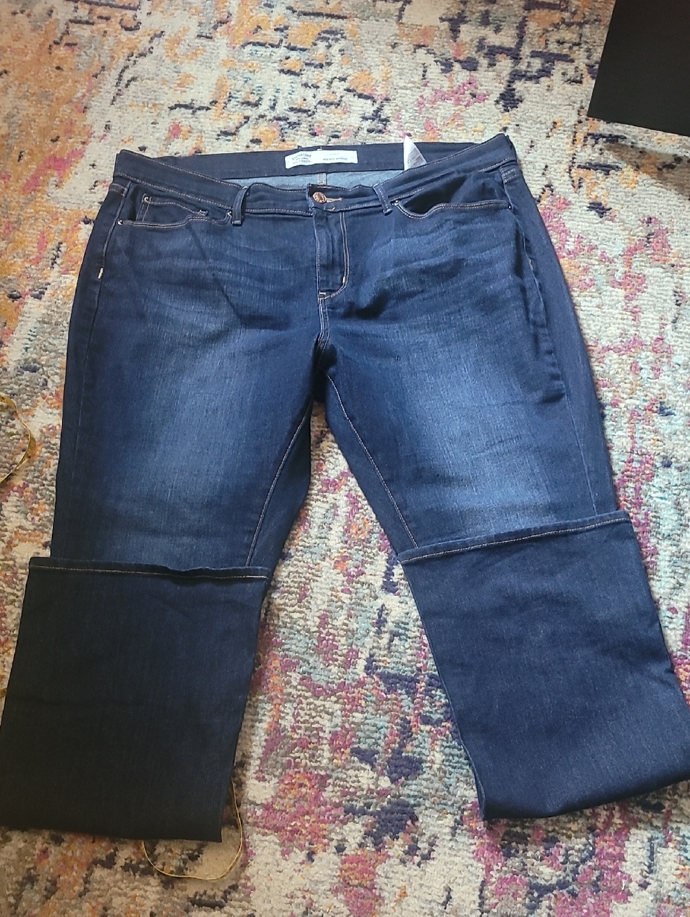 Womens Levis Strauss Signature High-Rise Boot Cut Curvy Jeans